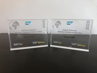 [Translate to German:] Boyum IT was awarded the Global Software Solution Partner of the Year Award and the People’s Choice Award 2019 for the fourth year in a row